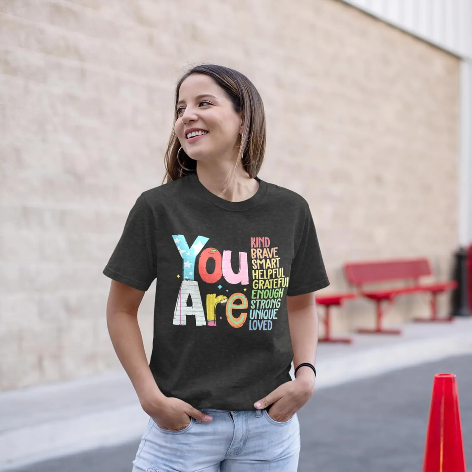 Teacher Shirts for Women Tops Teacher Tshirts Shirts for Women, You are Teacher Graphic Tees for Women