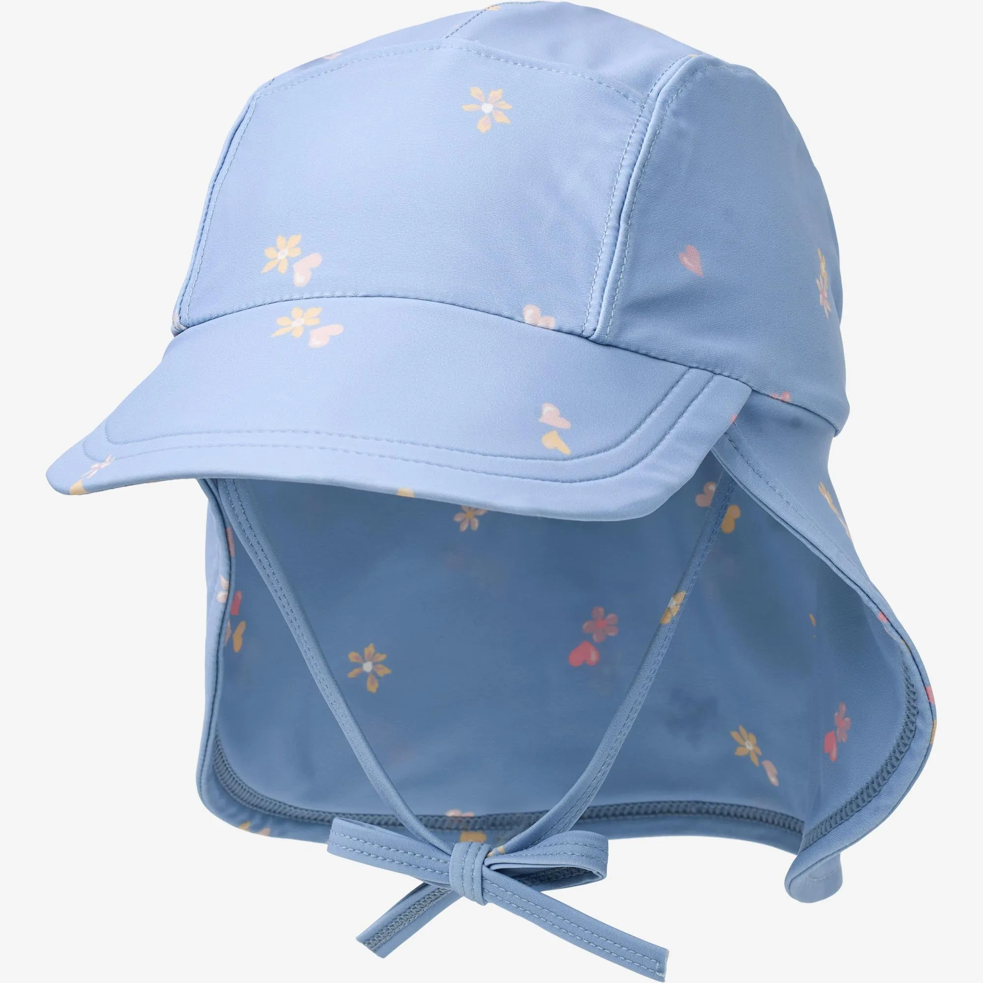 UV Sun Hat Tonga - morning sky hearts