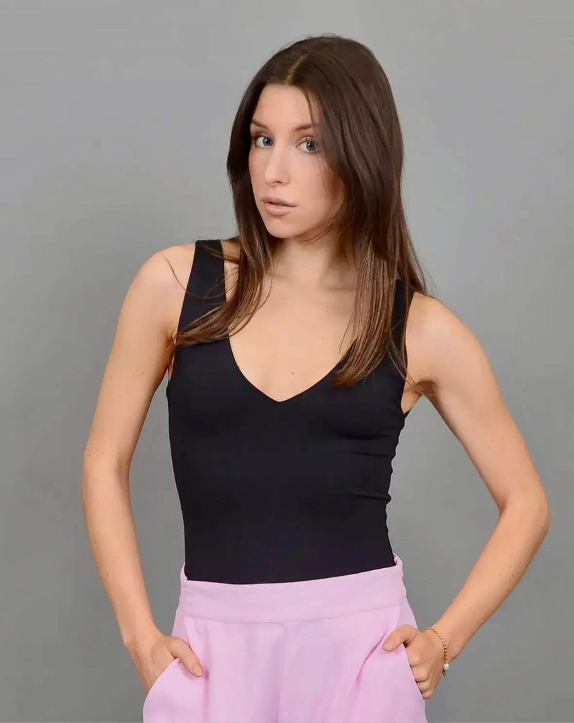 valentina double v bodysuit