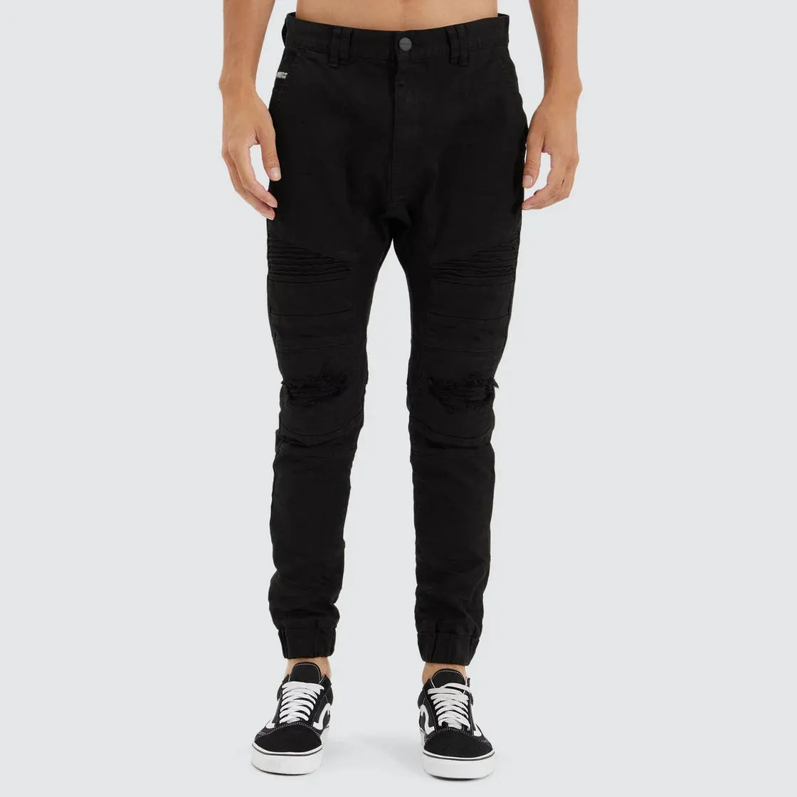 VIPER DENIM JOGGER BLACK