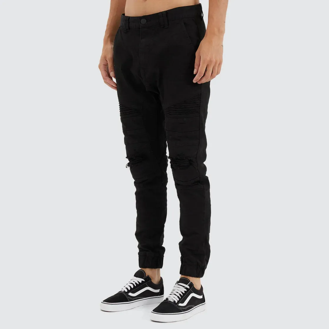 VIPER DENIM JOGGER BLACK