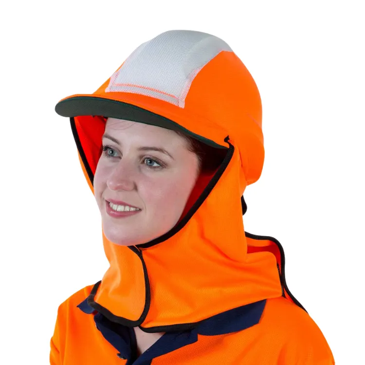 Vision Safe Gola Over Hat  - Fluro Orange