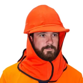 Vision Safe Gola Over Hat  - Fluro Orange