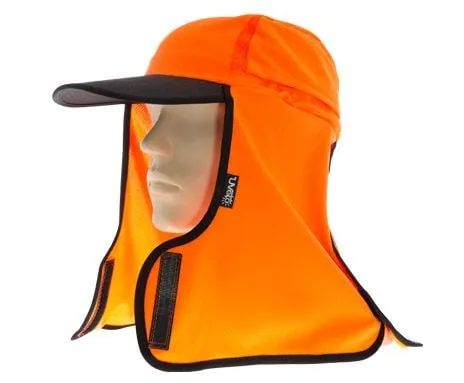 Vision Safe Gola Over Hat  - Fluro Orange