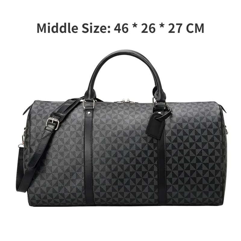 Waterproof Leather Hand/Shoulder Tote Bag for Fitness or Travel