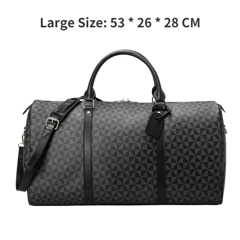 Waterproof Leather Hand/Shoulder Tote Bag for Fitness or Travel