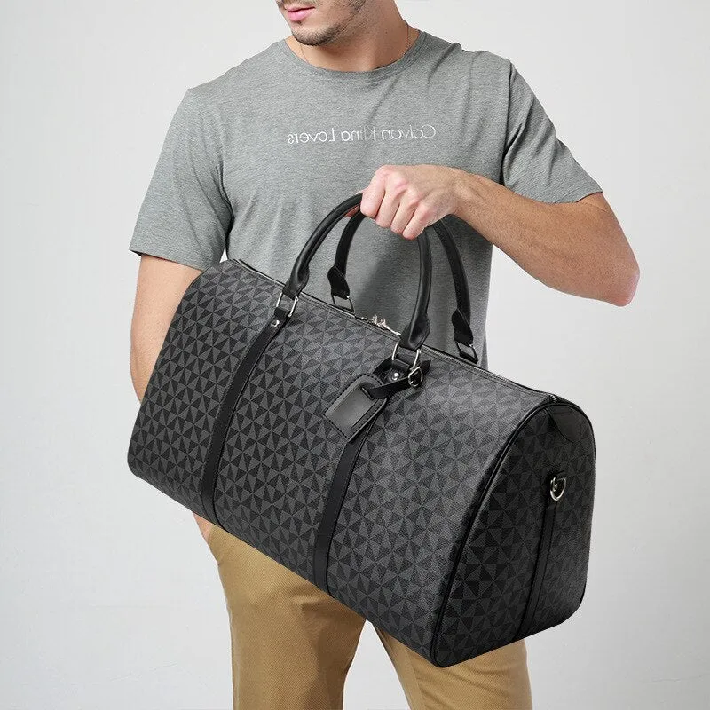 Waterproof Leather Hand/Shoulder Tote Bag for Fitness or Travel