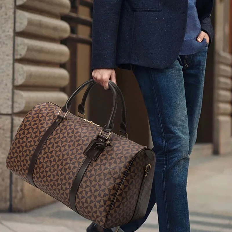 Waterproof Leather Hand/Shoulder Tote Bag for Fitness or Travel