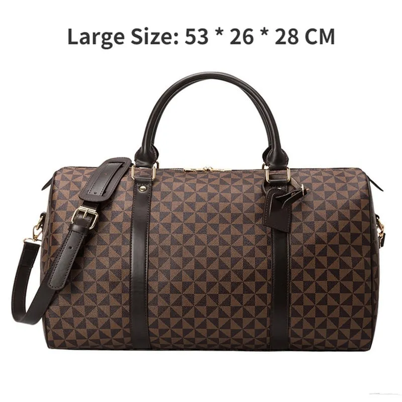 Waterproof Leather Hand/Shoulder Tote Bag for Fitness or Travel