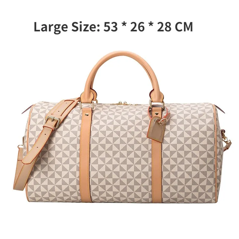 Waterproof Leather Hand/Shoulder Tote Bag for Fitness or Travel
