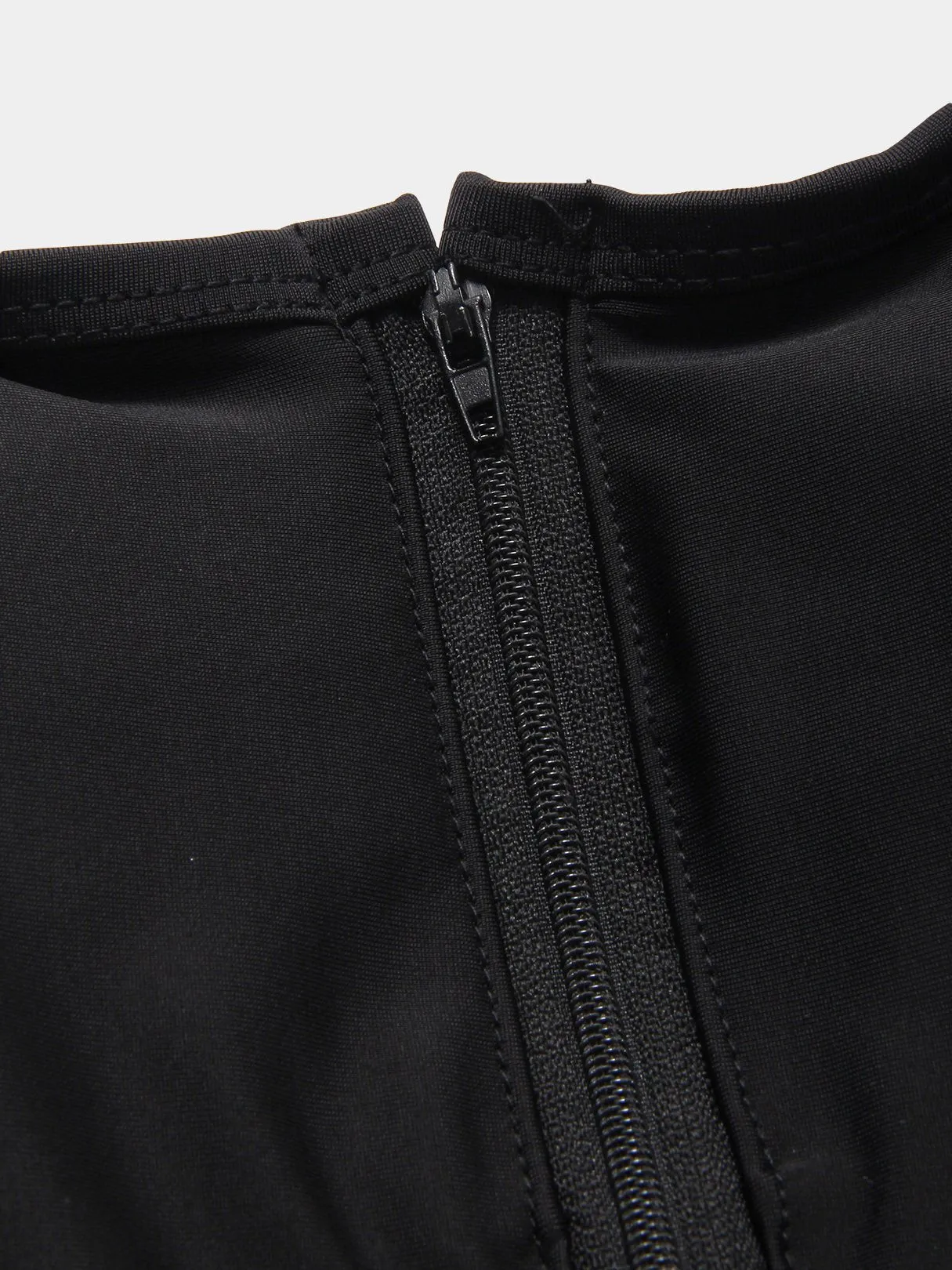 Wholesale Black Deep V Neck Sleeveless Plain Backless One-Pieces