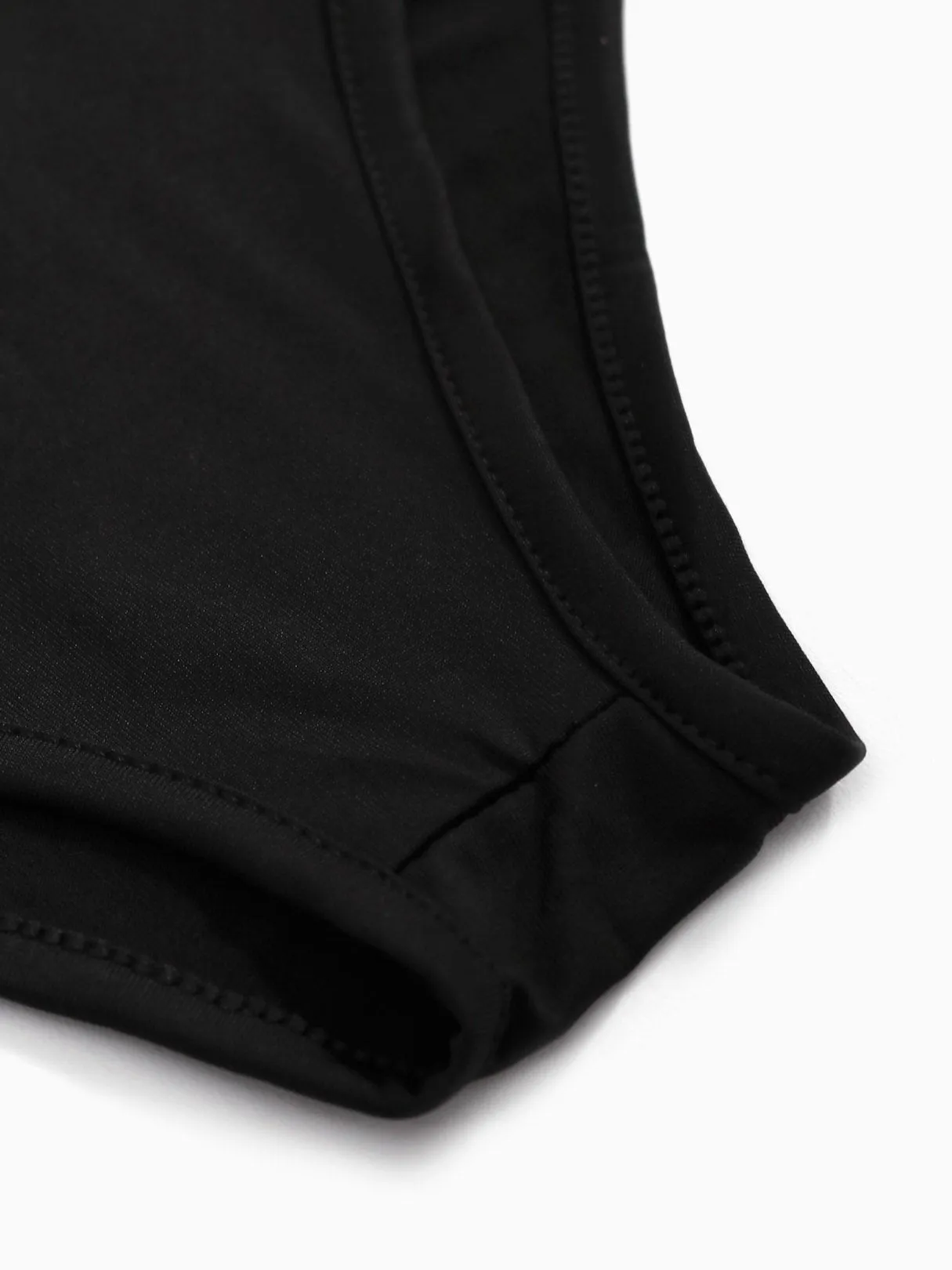 Wholesale Black Deep V Neck Sleeveless Zip Back One-Pieces Swimsuits