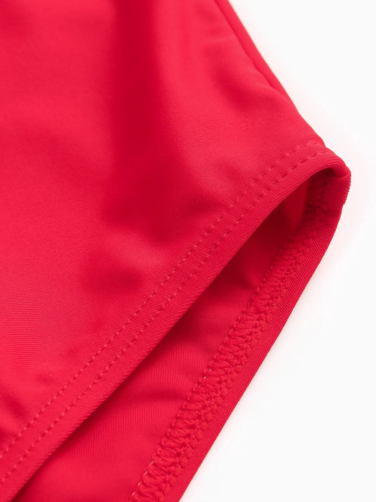 Wholesale Deep V Neck Plain Spaghetti Strap One-Pieces Swimwear