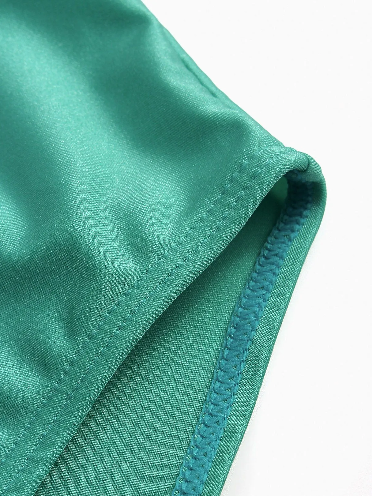 Wholesale Deep V Neck Plain Spaghetti Strap One-Pieces Swimwear