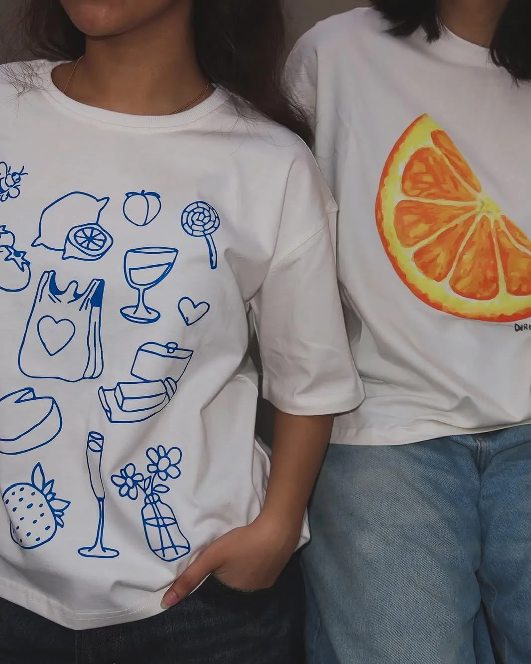 Women Y2k Oversized Graphic Tees Floral Ocean Print Short Sleeve Crewneck Tshirts Teen Girls Aesthetic Streetwear