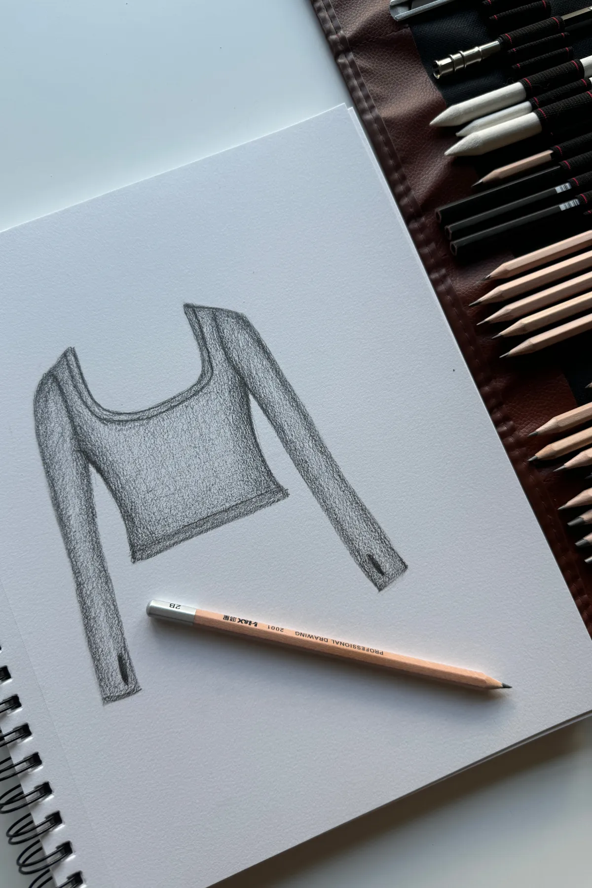 Your Favorite Long Sleeve Reversible Top - Country Blue