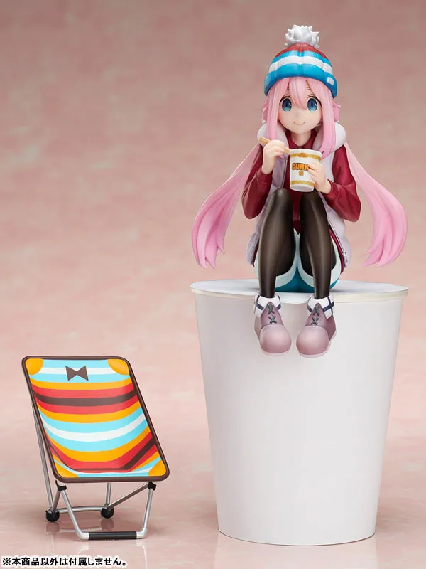 Yuru Camp Nadeshiko Kagamihara 1/8 Premium Noodle Stopper Figure